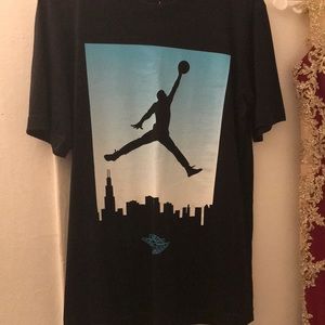 Jordan shirt that I got with the Gamma Blue 11’s.